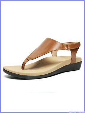 Arch Support Thong Flip Flops Orthotic Adjustable Strap Sandals